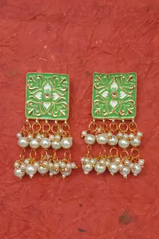 Green party-jewellery