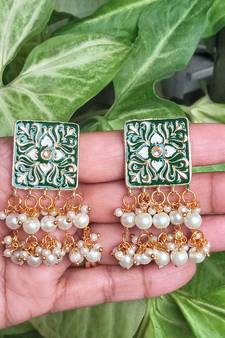 Green party-jewellery
