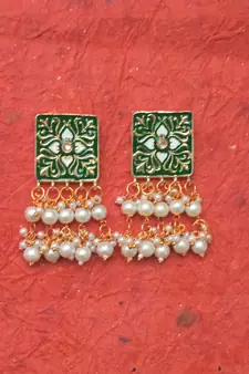 Green party-jewellery