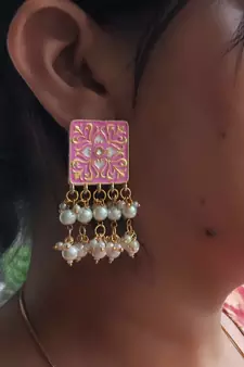 Pink party-jewellery