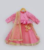 Pink Sequence Anarkali