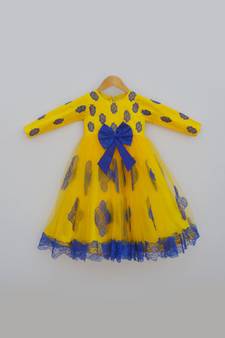 Yellow and Blue Frock