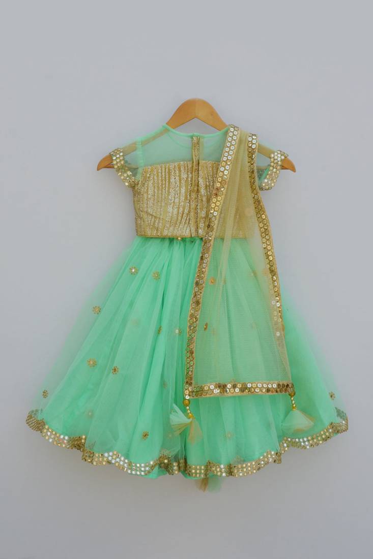 Glitter Choli with Lehenga