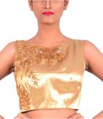 Gold Tissue with Dabka Hand Embroidery