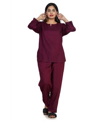 Wine Pajama Set 1