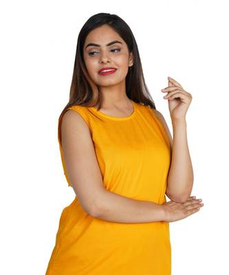 Mustard Loungewear Shorts 2