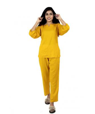 Mustard Pyjama Set 1