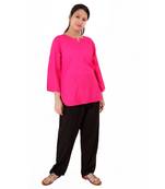 Pink and Black Pyjama Set