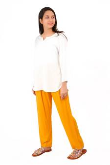 White Top Mustard Buttom