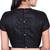 Black Raw Silk Embroidered on neck Designer Blouse