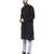 Black PLAIN Cotton KURTA 