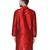 Red PLAIN ART_SILK KURTA 