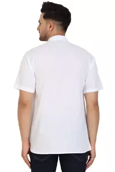 White PLAIN Cotton KURTA 