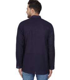 Blue PLAIN Viscose KURTA