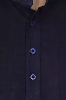Blue PLAIN Viscose KURTA 