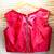 Pure Silk v_neck blouse Magenta Designer Blouse