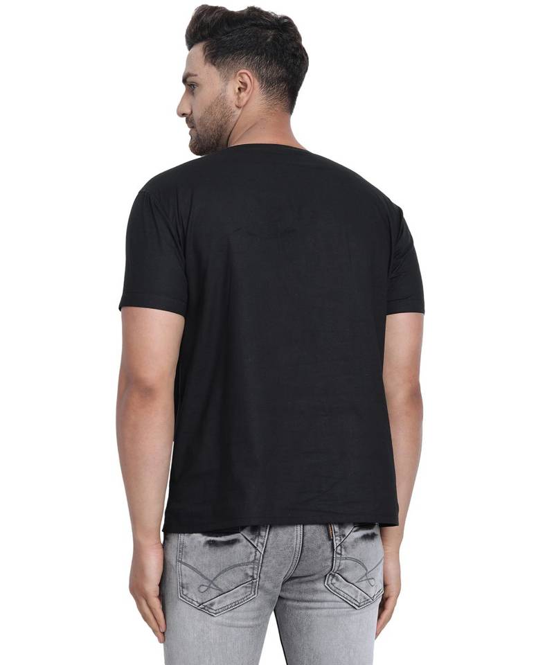 Black PLAIN Viscose men tshirts