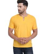 Gold PLAIN Viscose men tshirts