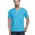 Blue PLAIN Viscose men tshirt