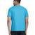 Blue PLAIN Viscose men tshirt