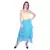 Women's Chiffon Ruffle Skirt with elastic in Sky Blue