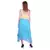 Women's Chiffon Ruffle Skirt with elastic in Sky Blue
