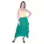 Women's Chiffon Ruffle Skirt with elastic in Dark Green