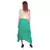 Women's Chiffon Ruffle Skirt with elastic in Dark Green