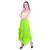 Women's Chiffon Ruffle Skirt with elastic in Light Green