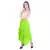 Women's Chiffon Ruffle Skirt with elastic in Light Green