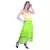 Women's Chiffon Ruffle Skirt with elastic in Light Green