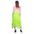 Women's Chiffon Ruffle Skirt with elastic in Light Green