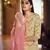 Beige Thread embroidered with foil mirror organza gharara suit