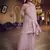 Baby-pink Thread embroidered with foil mirror organza gharara suit