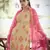 Beige Thread embroidered with foil mirror organza gharara suit