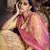 Glamorous Beige Colored Thread embroidered with foil mirror work organza Fabric gharara type Sharara suit for festive