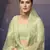 Light Green dori and sequins embroidered net semi stitched bridal lehenga