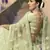 Light Green dori and sequins embroidered net semi stitched bridal lehenga