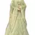 Light Green dori and sequins embroidered net semi stitched bridal lehenga