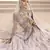 Ravishing Mauve Purple Thread and Sequins embroidered net Semi Stitched Lehenga Choli for Bride