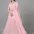 Pink embroidered net Semi Stitched bridal lehenga