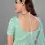 Sea-green embroidered net Semi Stitched bridal lehenga