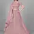 Pink embroidered net Semi Stitched bridal lehenga