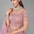 Pink embroidered net Semi Stitched bridal lehenga