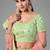 Light-green embroidered net Semi Stitched bridal lehenga