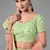 Light-green embroidered net Semi Stitched bridal lehenga