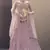 Lilac Thread ans sequins embroidered net Semi Stitched bridal lehenga