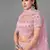 Pink embroidered net Semi Stitched bridal lehenga