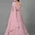 Pink embroidered net Semi Stitched bridal lehenga