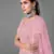 Pink embroidered net Semi Stitched bridal lehenga